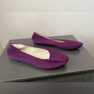 NEW women’s purple slip on shoes